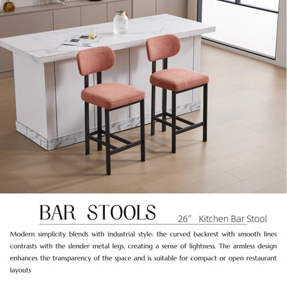 Modern Counter Height Stools (Set of 2)