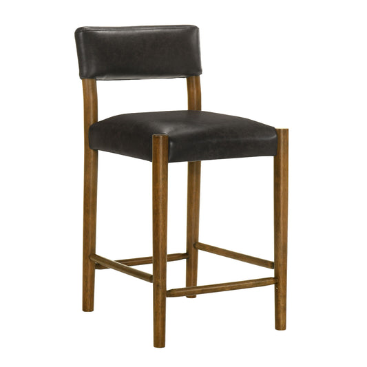 Bennet - Modern Wood Counter Height Kitchen Bar Stool
