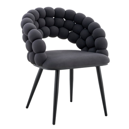 Puffy Bubble, Ball Chain Chairs For Dining Room (Set of 2)