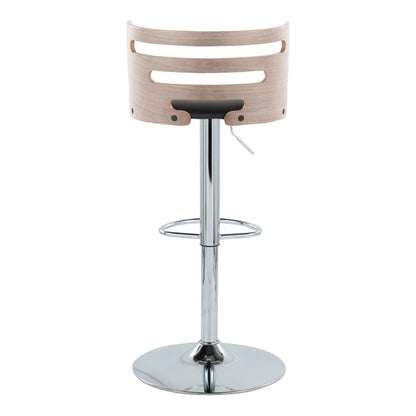 Cosi - Sophisticated Design Adjustable Barstool With Swivel (Set of 2)