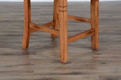 Sedona - Double Crossback Barstool - Light Brown