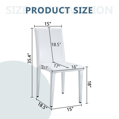 Simple And Versatile Dining Chairs With Metal Legs