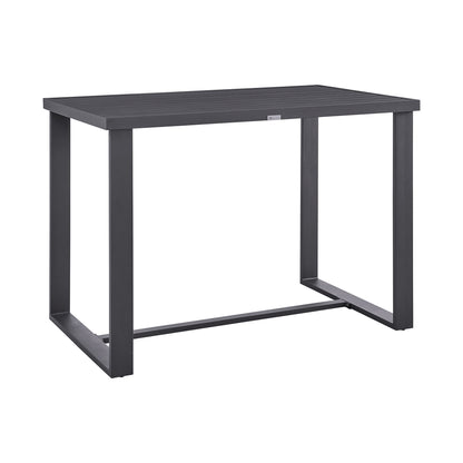Menorca - Outdoor Patio Bar Height Dining Table - Aluminum
