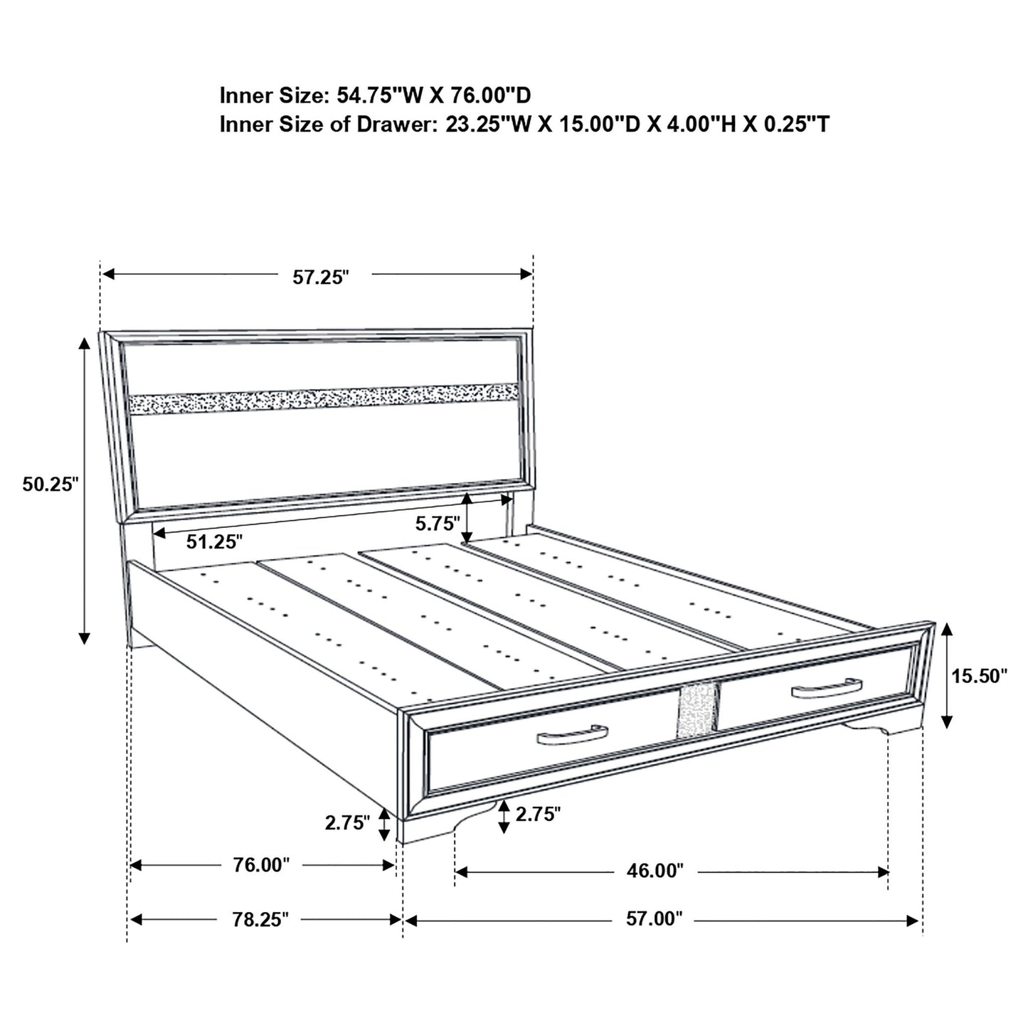 Annie - 5 Piece Bedroom Set