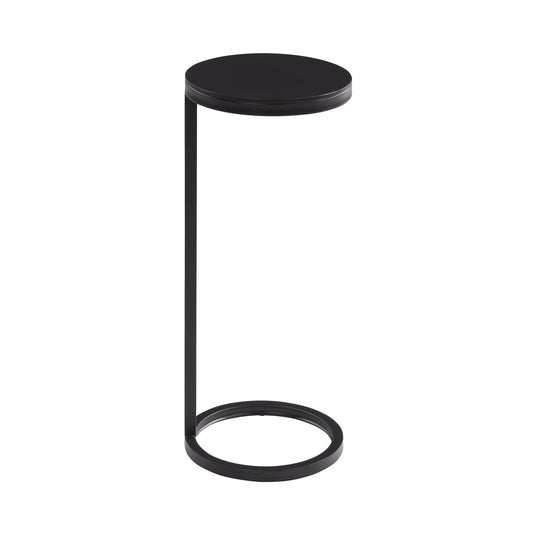 Yancey - Round Metal Accent Table - Antique Bronze
