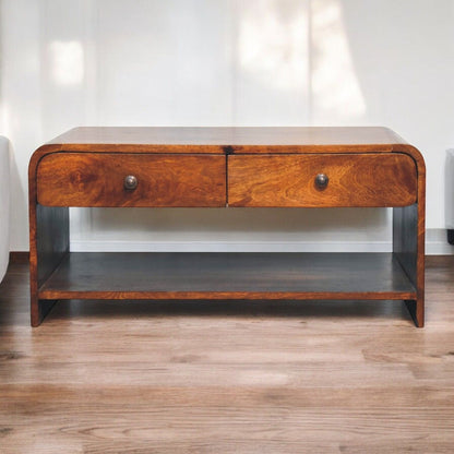 Aspen - Slim Coffee Table - Dark Brown