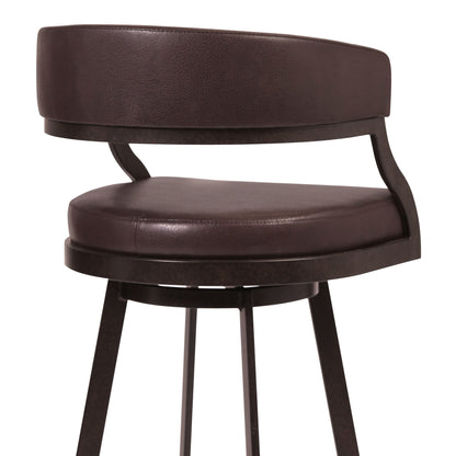 Saturn - Swivel Bar Stool - Auburn Bay Legs