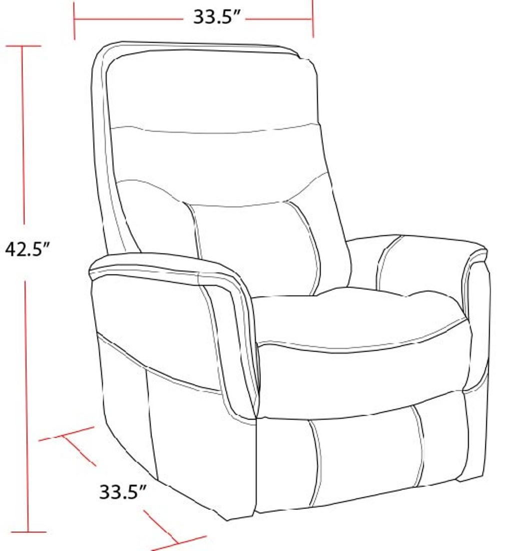 Gemini - Manual Swivel Glider Recliner