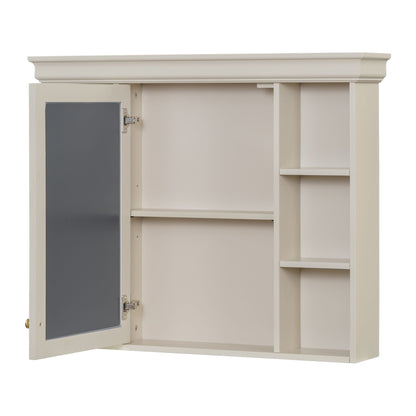 Wall Mounted Bathroom Storage Cabinet With Mirror Door