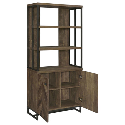 Herringbone - 2 Door - Brown