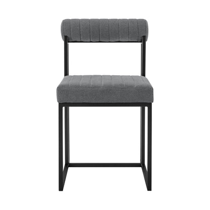 Anastasia - Dining Chair (Set of 2) - Black Legs