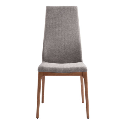 Parker - Dining Chair (Set of 2) - Walnut / Gray