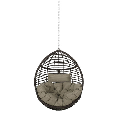 Morris Teardrop - Hanging Chair With Chain And Water Resistant Cushions