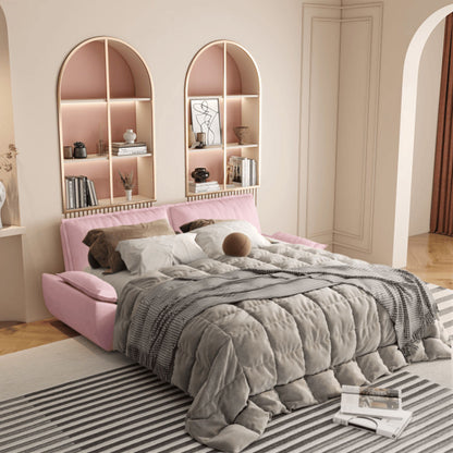 Pull Out Sleeper Sofa Bed, 3 In 1 Multi Functional