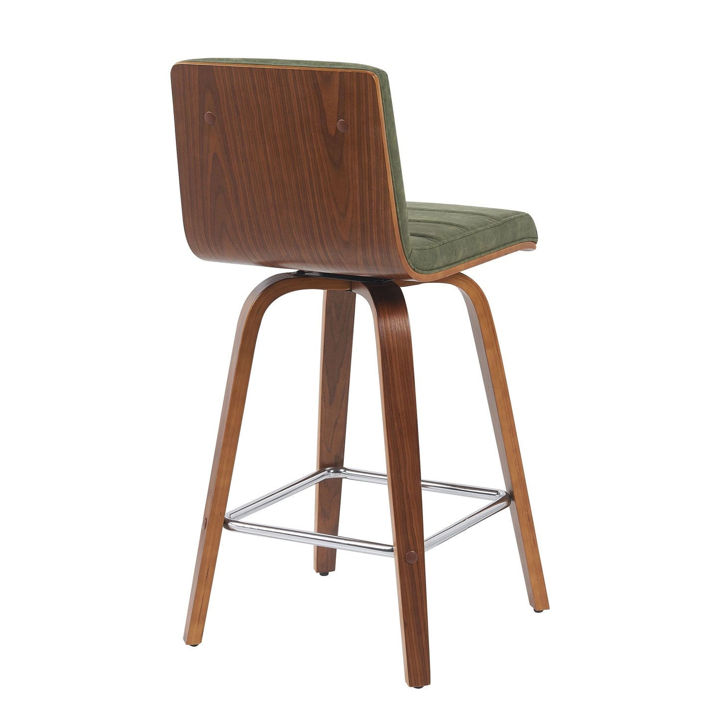 Vienna - Swivel Bar Stool - Walnut Base