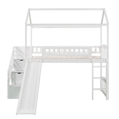 House Bed With 2 Drawers And Slide