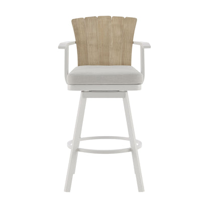 Hazel - Outdoor Patio Swivel Bar Stool