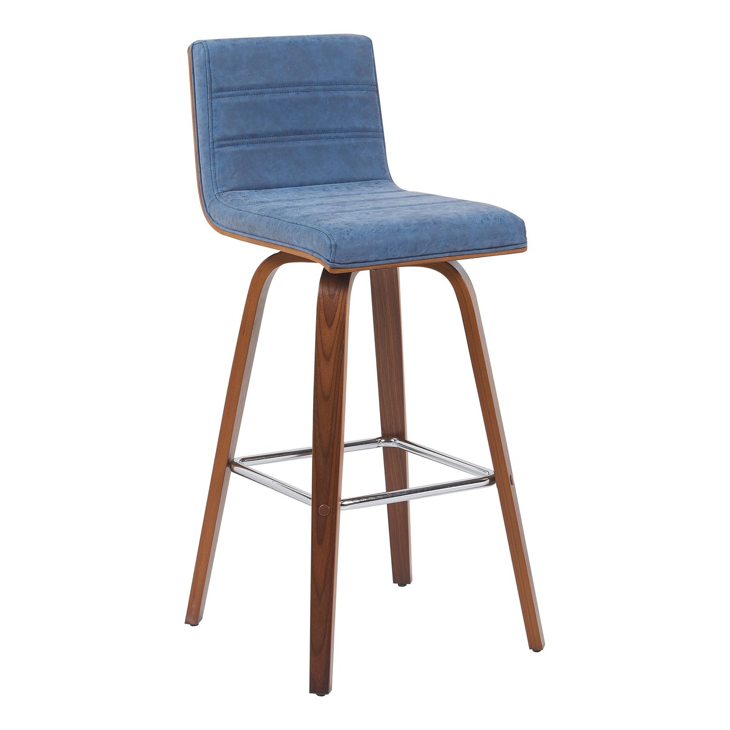 Vienna - Swivel Bar Stool - Walnut Base