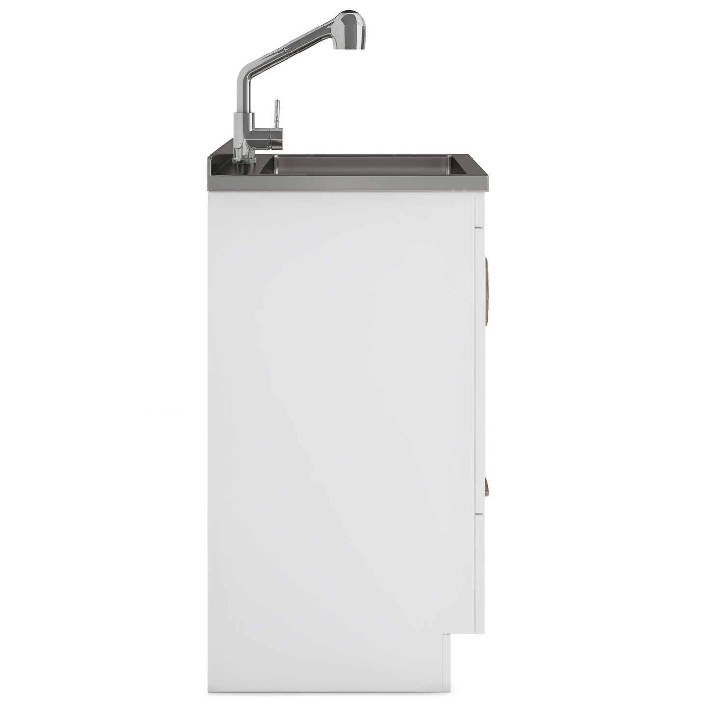 Cardinal - Laundry Cabinet With Faucet And Sink - White