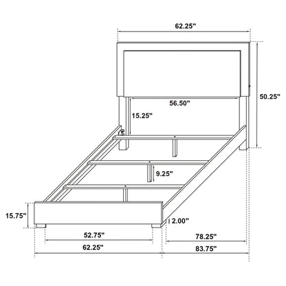 Jeremiah - Bedroom Set With LED Headboard