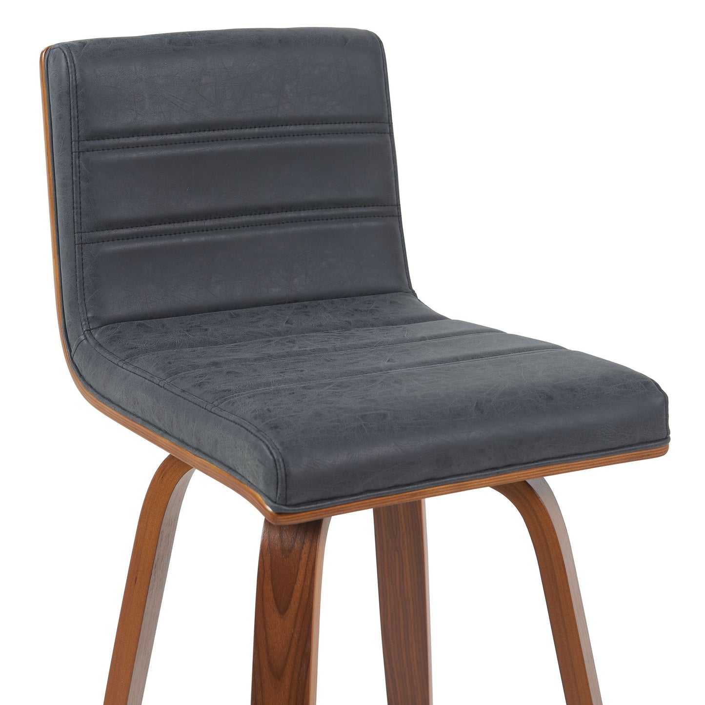 Vienna - Swivel Bar Stool - Walnut Base