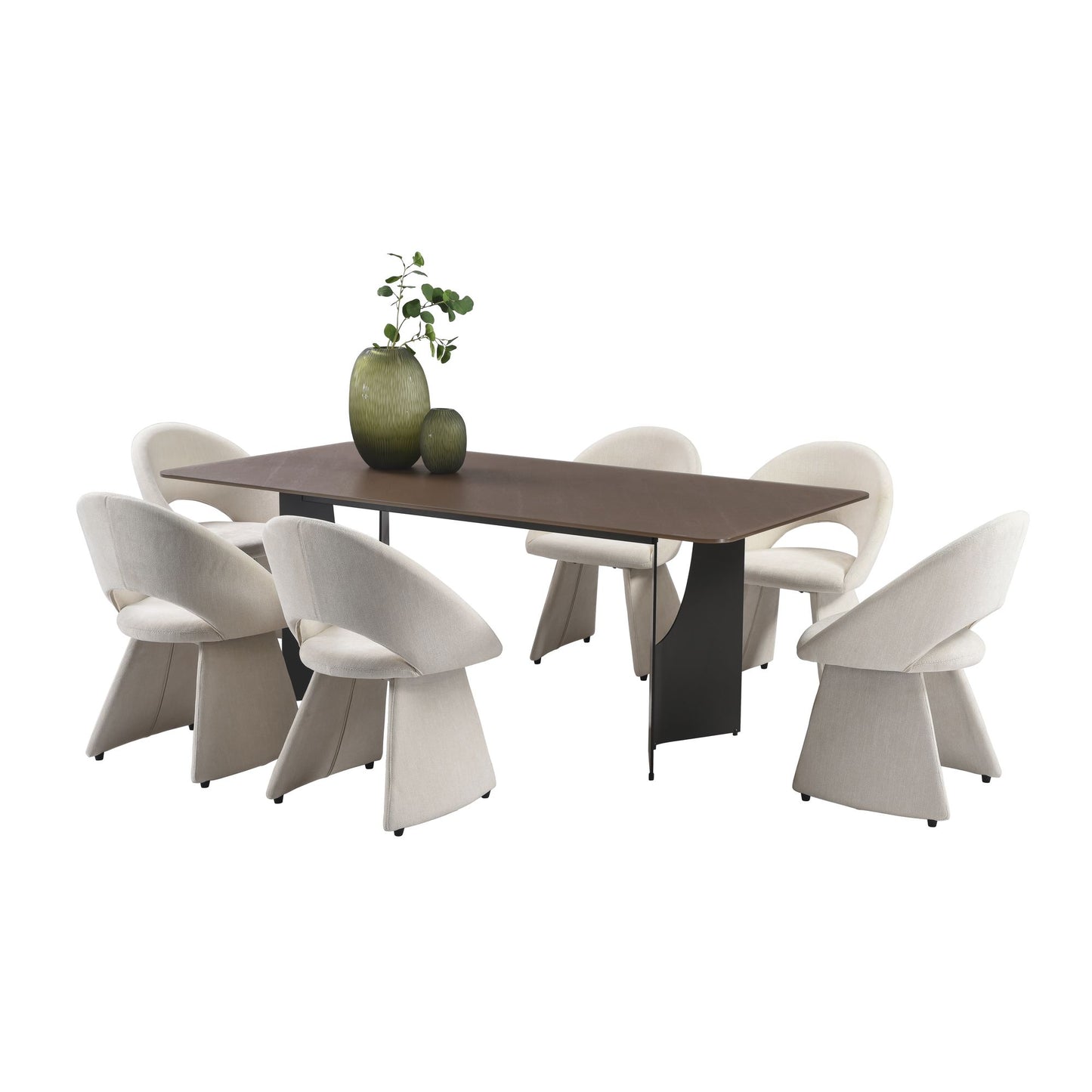 Zoey - Dining Set - Brown Table