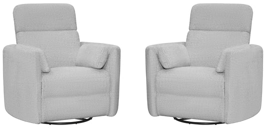 Radius - Manual Swivel Recliner (Set of 2)