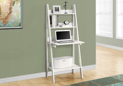 Computer Desk For Home Office, Laptop, Leaning, Storage Shelves