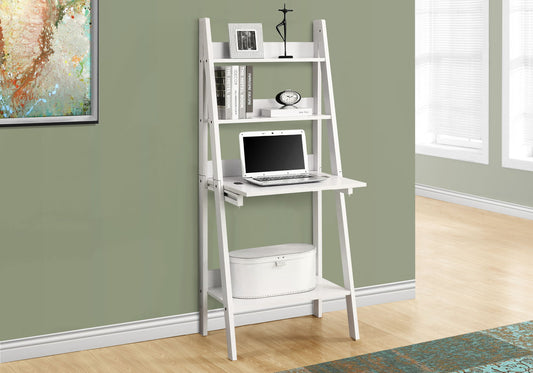 Computer Desk For Home Office, Laptop, Leaning, Storage Shelves