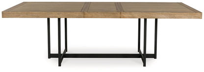 Tomtyn - Light Brown - Rectangular Dining Room Extension Table