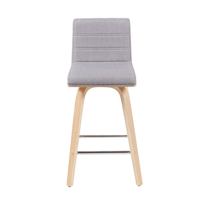 Vienna - Swivel Bar Stool - Light Brown Base