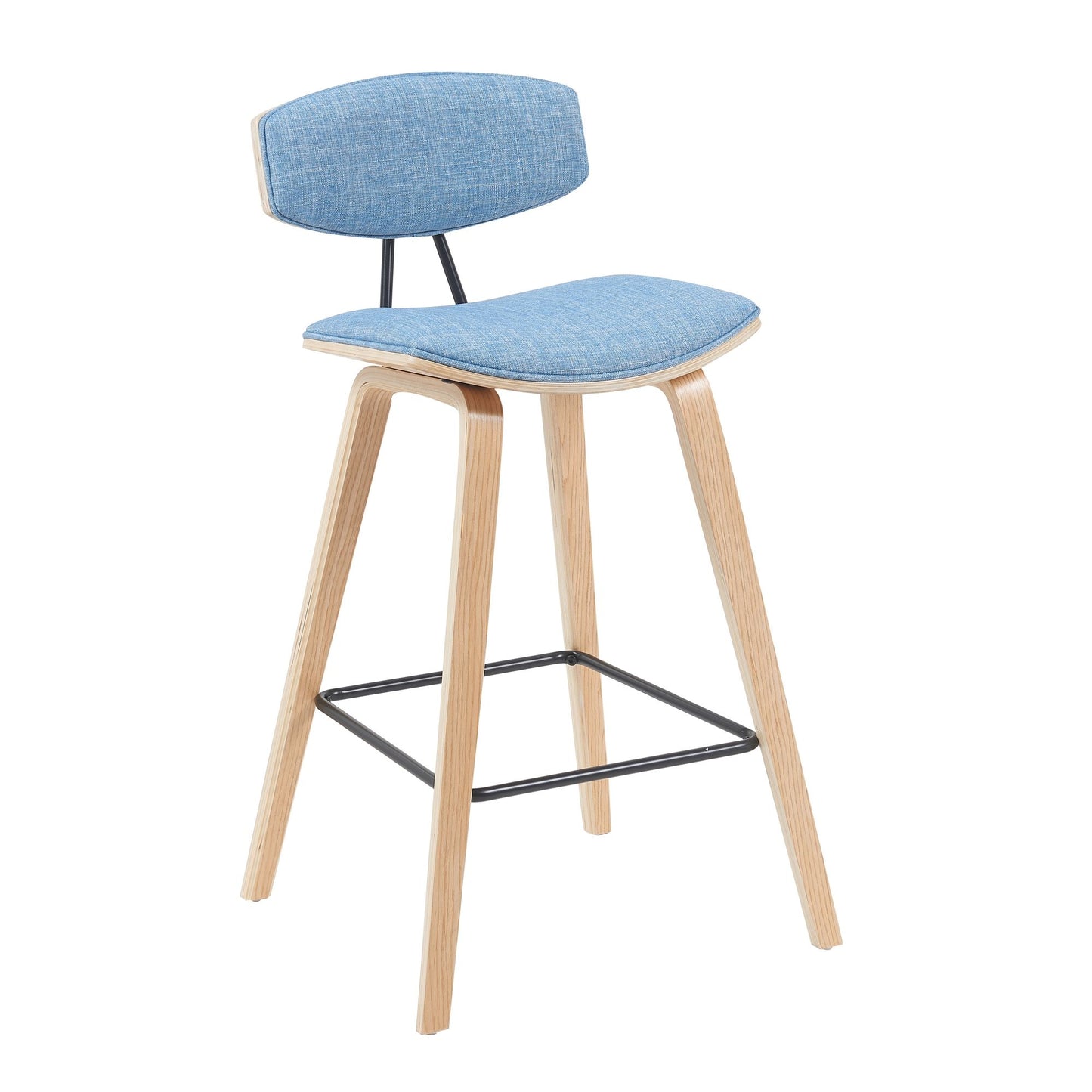 Fox - Swivel Bar Height Stool - Light Brown