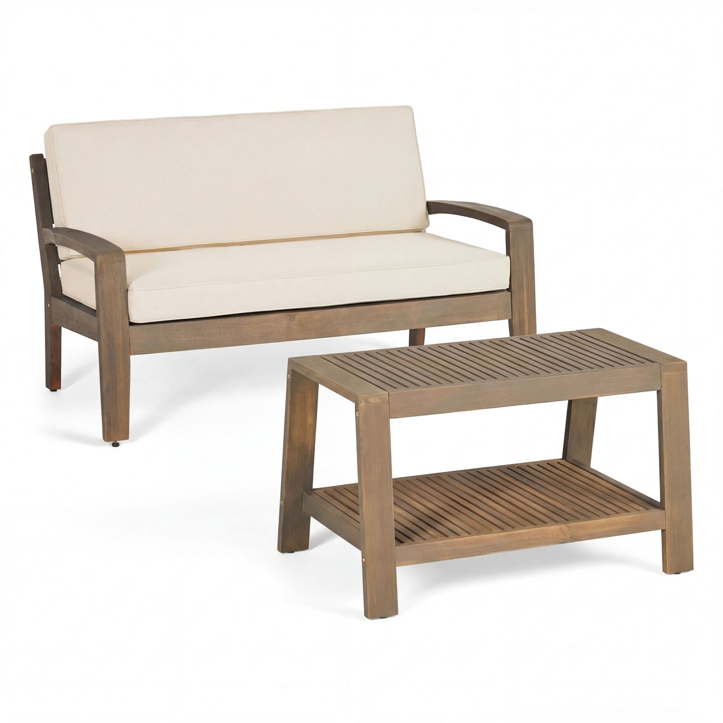 2 Piece Conversation Set, Loveseat & Coffee Table