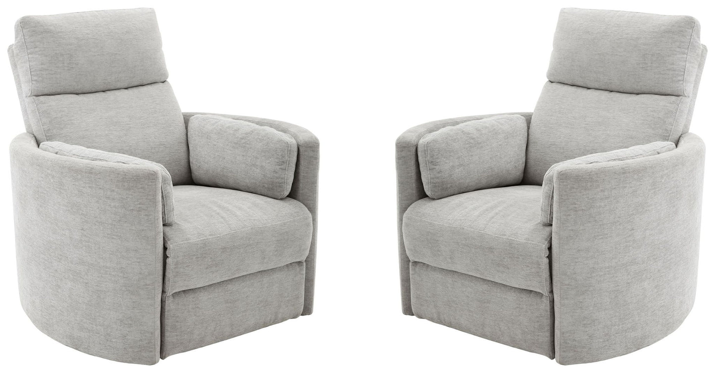 Radius - Power Swivel Glider Recliner (Set of 2)