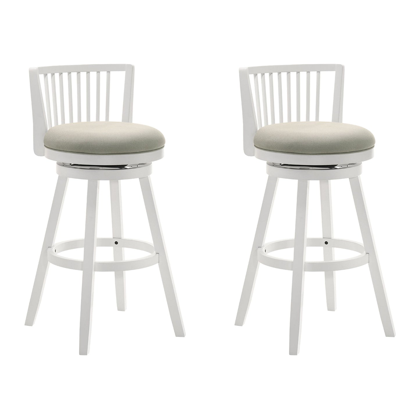 Harper - 26" Amber Glow Counter Height Rubberwood Swivel Barstool