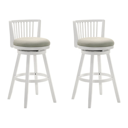 Harper - 26" Amber Glow Counter Height Rubberwood Swivel Barstool