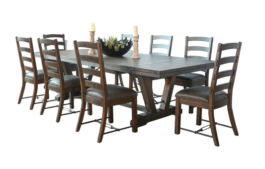 Folding Leaf Extension Dining Set