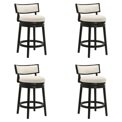 Noely - Modern Farmhouse Swivel Wood Counter Height Kitchen Bar Stool