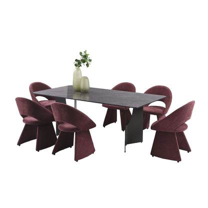 Zoey - Dining Set - Dark Gray Table