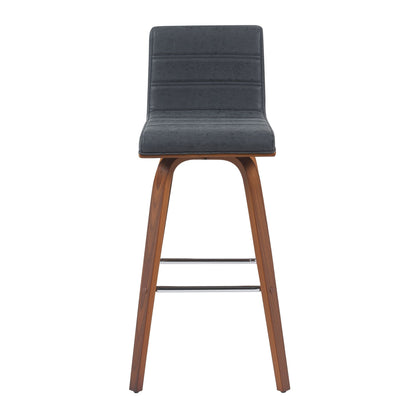 Vienna - Swivel Bar Stool - Walnut Base