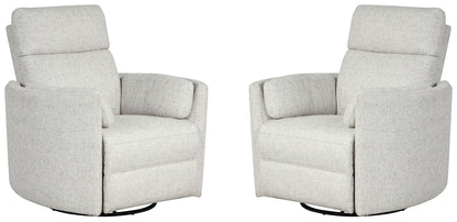 Radius - Power Swivel Glider Recliner (Set of 2)