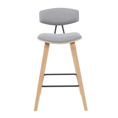 Fox - Swivel Bar Height Stool - Light Brown