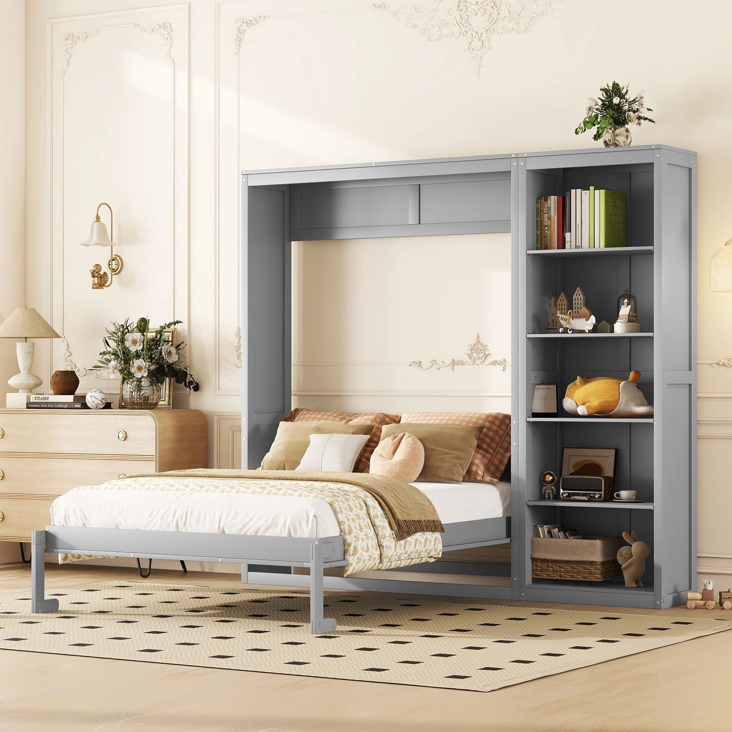 Murphy Wall Bed With Shelves