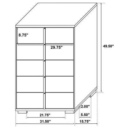 Medici - 5 Drawer Chest