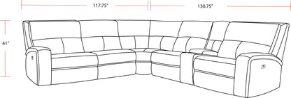 Polaris - Modular Power Reclining Sectional