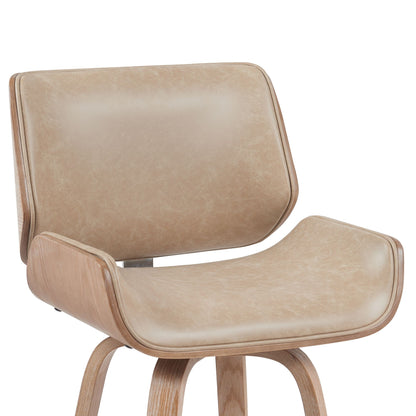 Tyler - Swivel Bar Stool - Light Brown