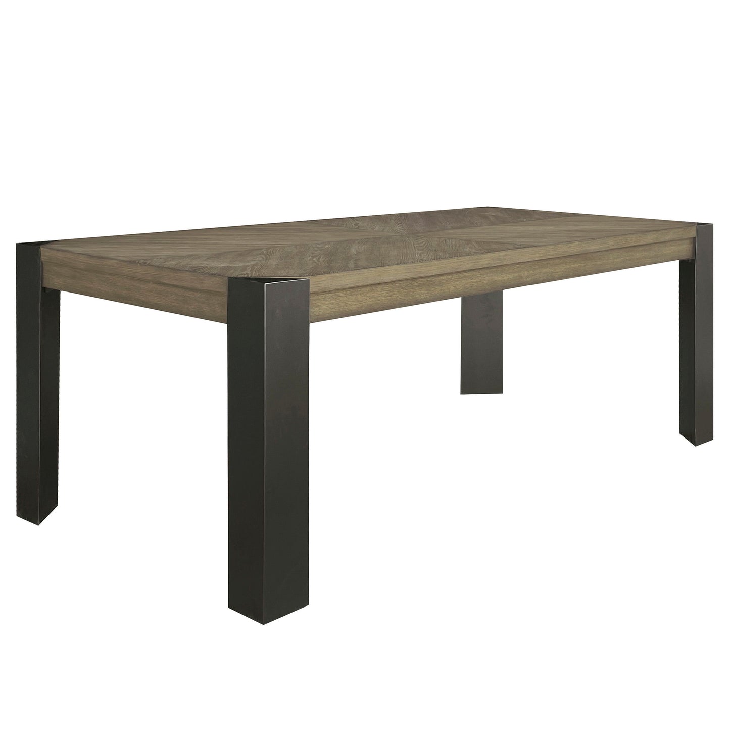 Cedar Fork - 78" Dining Table With 6 Ladderback Chairs - Smoked Arabica