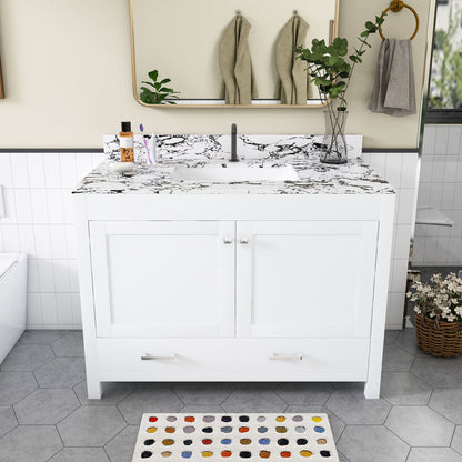 Bathroom Vanity & Storage - White