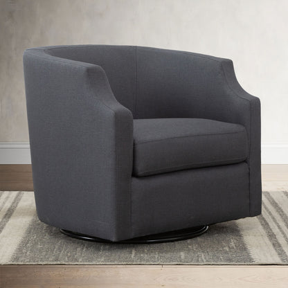 Isabelle - Swivel Glider Barrel Chair