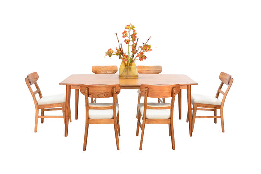 Mid-Century Wood Dining Set